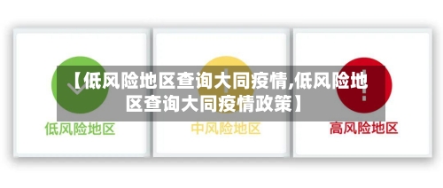 【低风险地区查询大同疫情,低风险地区查询大同疫情政策】