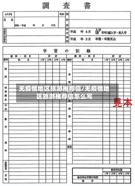 无疫情地区旅游推荐信/无疫情地区旅游推荐信怎么写-第3张图片