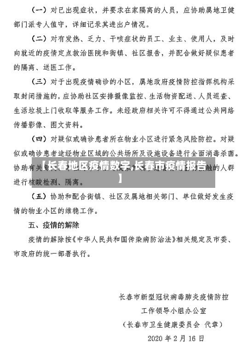 【长春地区疫情数字,长春市疫情报告】-第2张图片