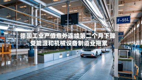 德国工业产值意外连续第二个月下降 受能源和机械设备制造业拖累-第2张图片