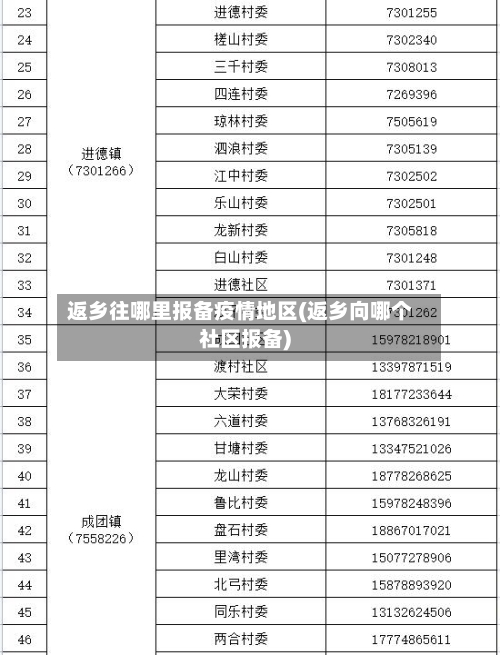 返乡往哪里报备疫情地区(返乡向哪个社区报备)-第3张图片