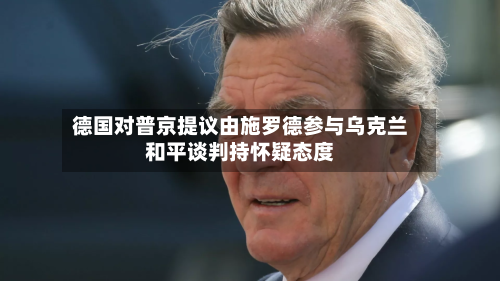 德国对普京提议由施罗德参与乌克兰和平谈判持怀疑态度-第3张图片