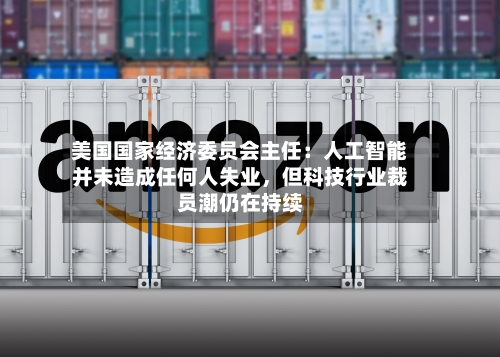 美国国家经济委员会主任：人工智能并未造成任何人失业，但科技行业裁员潮仍在持续-第2张图片
