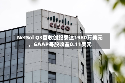 NetSol Q3营收创纪录达1980万美元，GAAP每股收益0.11美元-第3张图片