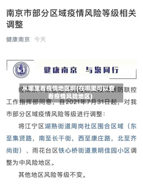 从哪里看疫情地区啊(在哪里可以查看疫情风险地区)-第3张图片