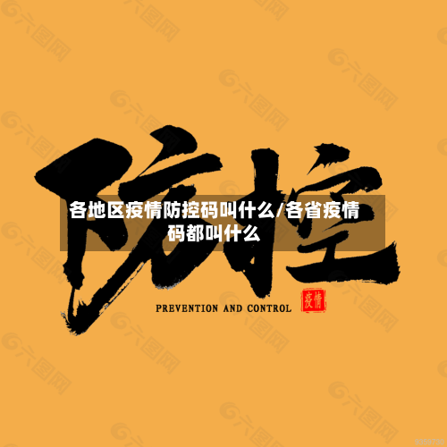 各地区疫情防控码叫什么/各省疫情码都叫什么-第2张图片