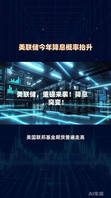 美联储，重磅来袭！降息，突变！-第2张图片