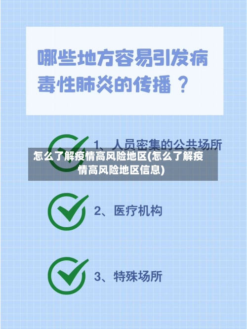 怎么了解疫情高风险地区(怎么了解疫情高风险地区信息)