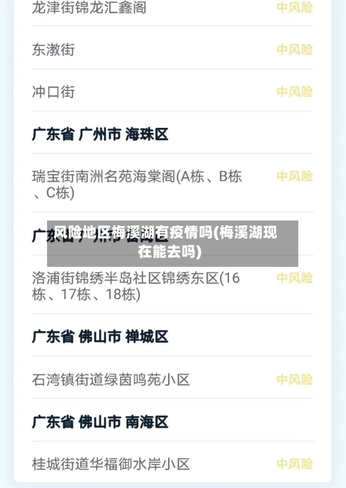 风险地区梅溪湖有疫情吗(梅溪湖现在能去吗)-第3张图片